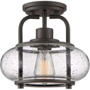 Quoizel TRG1710 Trilogy 1 Light Semi-Flush Mount - Crescent Harbor