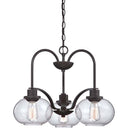 Quoizel TRG5103 Trilogy 3 Light Chandelier - Crescent Harbor