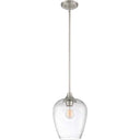Quoizel TWE1510BN Towne 1 Light Mini Pendant in Brushed Nickel - Crescent Harbor