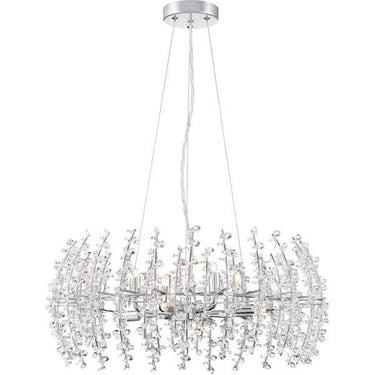 Quoizel VLA2823C Valla 8 Light Pendant in Polished Chrome - Crescent Harbor