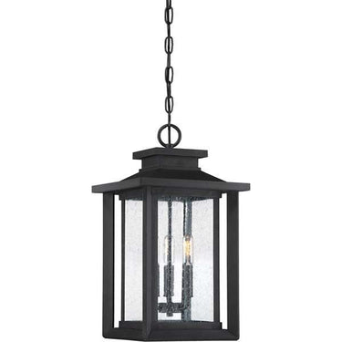 Quoizel WKF1911EK Wakefield 3 Light Outdoor Lantern in Earth Black - Crescent Harbor