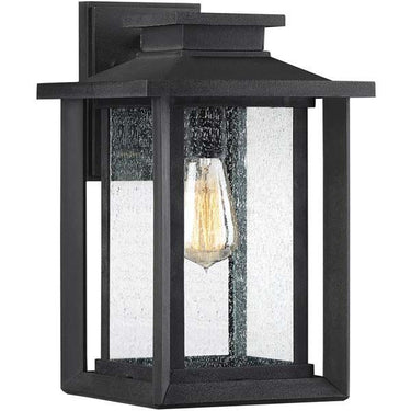 Quoizel WKF8409EK Wakefield 1 Light Outdoor Lantern in Earth Black - Crescent Harbor