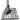 Rainier 5 Light Island Light in Matte Black 2