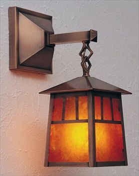 RB-6 Arroyo Craftsman Raymond Small Outdoor Wall Sconce w/ Chain - Crescent Harbor
