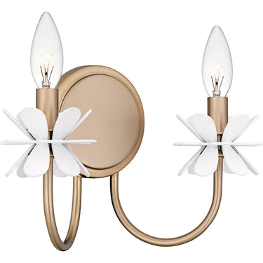 Remy 2 Light Wall Sconce in Bronze Gold 4