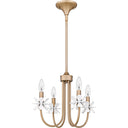 Remy 4 Light Chandelier in Bronze Gold 4