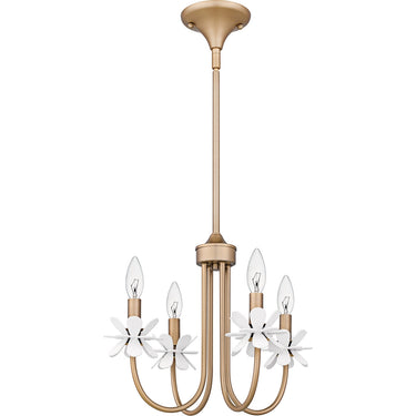 Remy 4 Light Chandelier in Bronze Gold 4