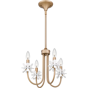 Remy 4 Light Chandelier in Bronze Gold 6