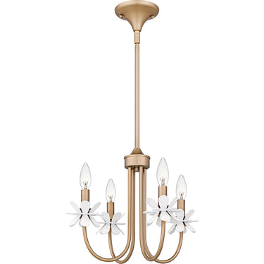 Remy 4 Light Chandelier in Bronze Gold 1