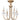 Remy 4 Light Semi-Flush Mount in Bronze Gold 3