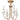 Remy 4 Light Semi-Flush Mount in Bronze Gold 5