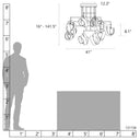 Riza 10-Light Mobile Pendant 3