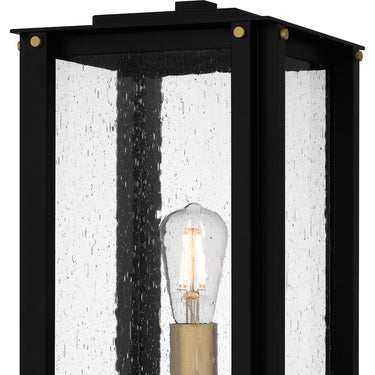 Robbins 1 Light Outdoor Post in Matte Black 2
