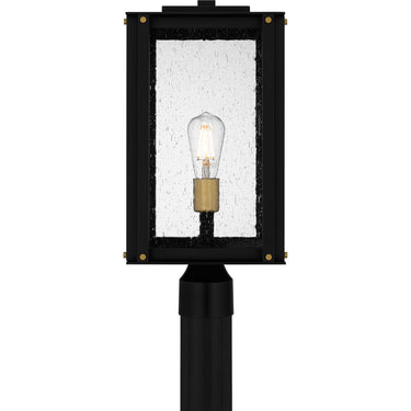 Robbins 1 Light Outdoor Post in Matte Black 3
