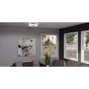 Rockwell Flush Mount in Matte Black 3