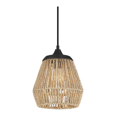 Romain 1 Light Mini Pendant in Earth Black 5