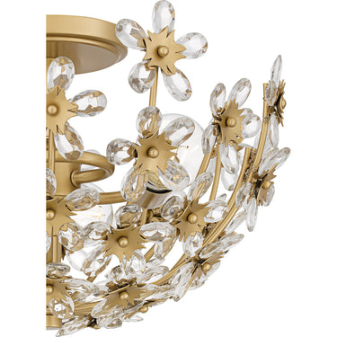 Rosemary 3 Light Semi-Flush Mount 4