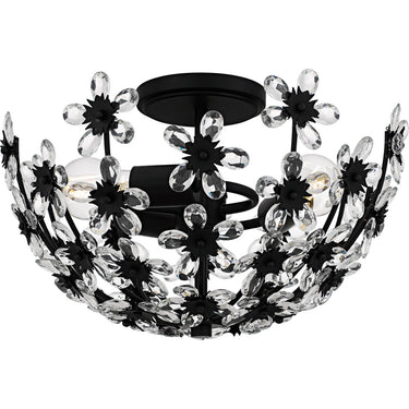 Rosemary 3 Light Semi-Flush Mount 1