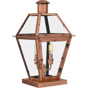 Rue De Royal 2 Light Outdoor Pier in Aged Copper 1