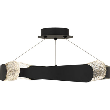 Saffron PCSAF1724MBK Semi-Flush Mount in Matte Black 2