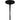 Satterfield 1 Light Outdoor Pendant in Matte Black 1