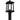 Satterfield 1 Light Outdoor Post in Matte Black 3