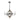 Generation Lighting 3124904 Four Light Chandelier in Stardust / Cerused Oak - Crescent Harbor