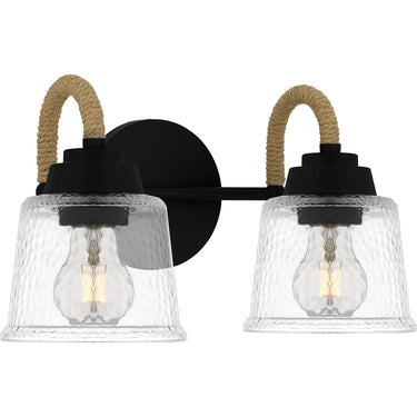 Seabreeze 2 Light Bath Light in Matte Black 4