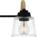 Seabreeze 4 Light Bath Light in Matte Black 2