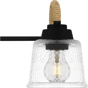Seabreeze 4 Light Bath Light in Matte Black 2