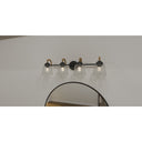 Seabreeze 4 Light Bath Light in Matte Black 4