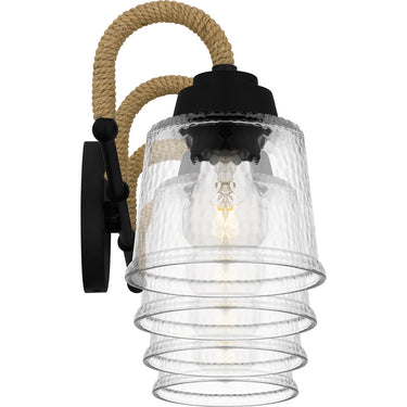 Seabreeze 4 Light Bath Light in Matte Black 7