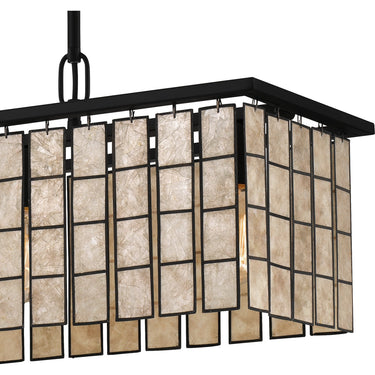 Seigler SGLM434MBK 4 Light Island Light in Matte Black 3