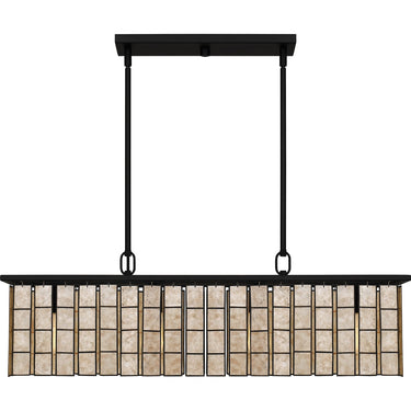 Seigler SGLM434MBK 4 Light Island Light in Matte Black 6