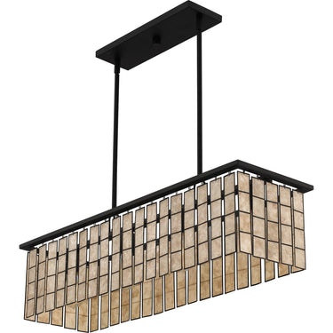 Seigler SGLM434MBK 4 Light Island Light in Matte Black 7