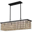 Seigler SGLM434MBK 4 Light Island Light in Matte Black 1