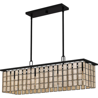 Seigler SGLM434MBK 4 Light Island Light in Matte Black 1