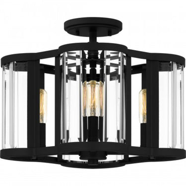 Semi Flush Mount-QSF6193MBK