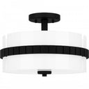 Semi Flush Mount-QSF6195MBK
