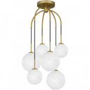 Semi Flush Mount-QSF6198AB
