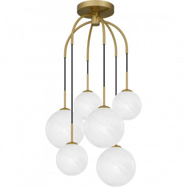 Semi Flush Mount-QSF6198AB