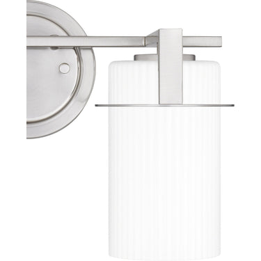 Seymour 2 Light Bath Light in Brushed Nickel 2