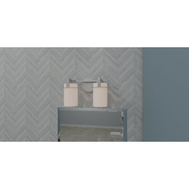 Seymour 2 Light Bath Light in Brushed Nickel 4