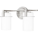 Seymour 2 Light Bath Light in Brushed Nickel 6