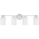 Seymour 4 Light Bath Light in Brushed Nickel 5