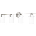 Seymour 4 Light Bath Light in Brushed Nickel 6