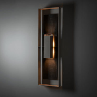 Shadow Box Extra Tall w/Slate Outdoor Sconce 3