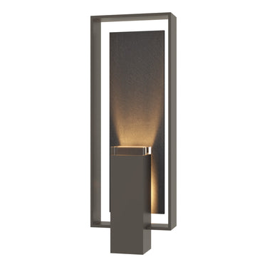 Shadow Box Large w/Slate Outdoor Sconce 10