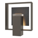Shadow Box Medium w/Slate Outdoor Sconce 10