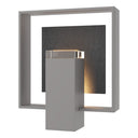 Shadow Box Medium w/Slate Outdoor Sconce 11